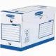Archiváló doboz Extra erős, A4+, 150mm, Fellowes&reg; Bankers Box Basic, 20 db/csomag, kék/fehér
