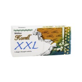  Szalvéta 1 rétegű lapméret 32 x 32 cm 180 lap/csomag fehér Korall XXL