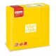 Szalvéta 2 rétegű 1/4 hajtású 33 x 33 cm 50 lap/csomag Smart Table Fato_82623000 sárga