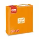Szalvéta 2 rétegű 1/4 hajtású 33 x 33 cm 50 lap/csomag Smart Table Fato_82621400 narancssárga