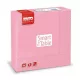 Szalvéta 2 rétegű 1/4 hajtású 33 x 33 cm 50 lap/csomag Smart Table Fato_82621500 rózsaszín