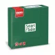 Szalvéta 2 rétegű 1/4 hajtású 33 x 33 cm 50 lap/csomag Smart Table Fato_82622300 erdőzöld