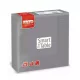 Szalvéta 2 rétegű 1/4 hajtású 33 x 33 cm 50 lap/csomag Smart Table Fato_82623700 szürke