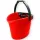 Felmosó vödör 18 literes ovális csavaró kosárral piros Bonus_B739