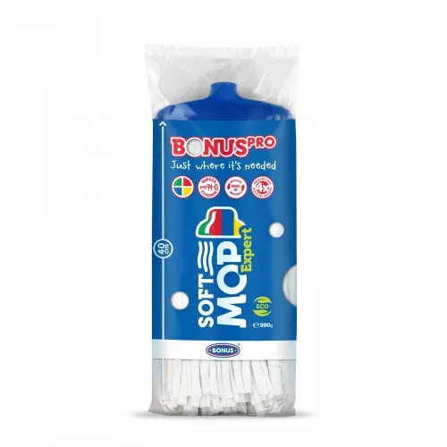 Felmosó fej mop 250 g viszkóz Bonus Pro SoftMop Expert_B979