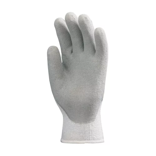 Védőkesztyű mártott latex bélelt XL-es méret szürke