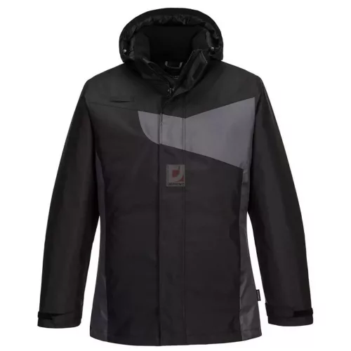 Télikabát M-es Portwest_PW260 fekete/szürke