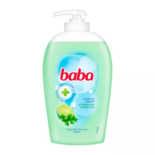 Folyékony szappan pumpás 250 ml Baba antibakteriális lime
