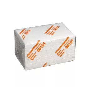   Szalvéta 2 rétegű 16 x 21 cm 160 lap/csomag 40 csomag/karton fehér_00151A