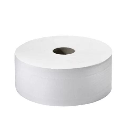 Toalettpapír 3 rétegű közületi átmérő 19 cm 100  százalék  cellulóz 100 m/tekercs 12 tekercs/karton hófehér