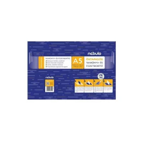   Tankönyvborító, A5, 10ív/csomag, öntapadós, sima, Nebulo