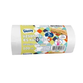   Nylon zacskó 25 x 35 cm (3 liter) 100 db/csomag uzsonnás rollos