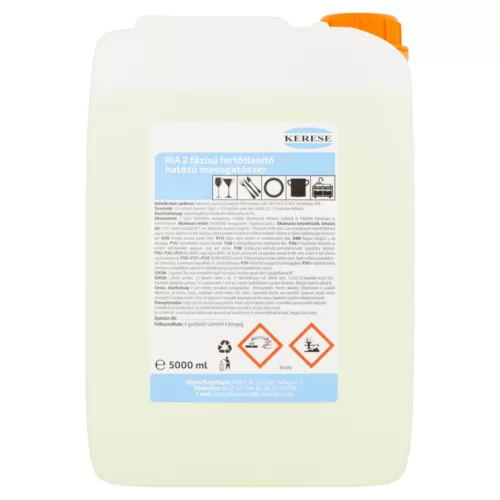 Mosogatószer 5 liter kézi fertőtlenítő hatással Ria 2