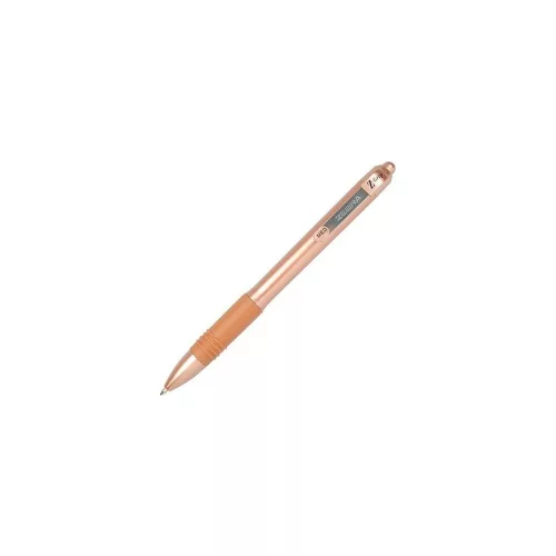 Golyóstoll 1mm, rose gold test, Zebra Z-grip Smooth, írásszínkék