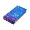 Nyomósirón ergonomikus 0,7mm, sötétkék műanyag test, fekete fogórésszel, Bluering® Zaphire