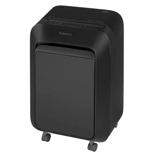 Iratmegsemmisítő, 14lap mikrokonfetti vágás 2x12mm, Fellowes&reg; Powershred LX211, fekete