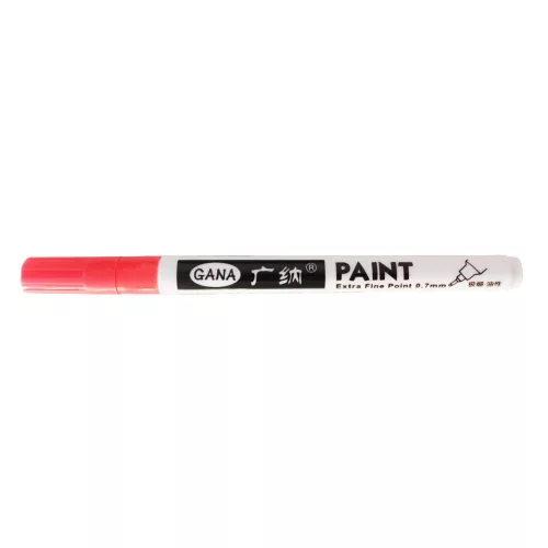 Lakkmarker 0,8mm, kerek piros