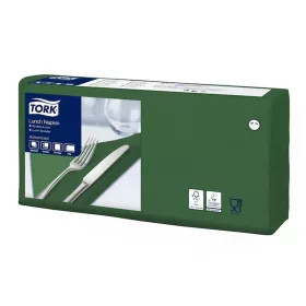   Szalvéta 2 rétegű 1/4 hajtás lapméret 32,8 x 32,5 cm 200 lap/csomag Lunch Tork_477214 sötétzöld