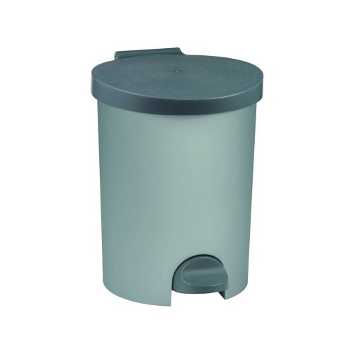 Szemeteskuka pedálos műanyag 15 literes kivehető tartállyal Curver ezüst/fekete