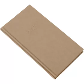   Zsebnaptár álló Standard, fehér lapokkal drapp Realsystem 2027.
