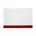 Asztali könyöklő fehér lapokkal bordó műbőrcsíkkal 570 x 390 mm  Realsystem 2026/2027