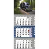 Falinaptár speditőr 1 tömbös 12 lapos 300mmx680mm, Kamion fejlappal Realsystem 2027.