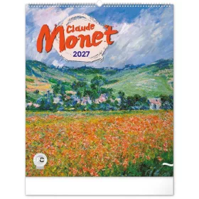   Falinaptár képes  480×560mm Claude Monet  Realsystem 2027.