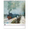 Falinaptár képes  480×560mm Claude Monet  Realsystem 2027.