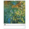 Falinaptár képes  480×560mm Claude Monet  Realsystem 2027.