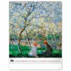 Falinaptár képes  480×560mm Claude Monet  Realsystem 2027.
