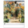 Falinaptár képes  480×560mm Claude Monet  Realsystem 2027.