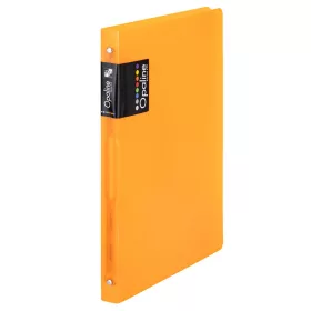   Gyűrűskönyv A4, 4 gyűrűs 2cm gerinc PP, Karton P+P Opaline narancs