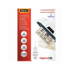   Lamináló fólia, A4, 125 micron, fényes, 100 db/doboz, Fellowes&reg;
