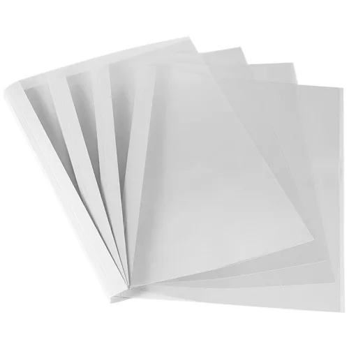 Hőkötő borító, A4, 12mm, 101-120lap, Fellowes&reg; Standard, 100 db/csomag, fehér