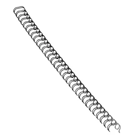   Fém spirál 31, 8mm, 36-50lap, Fellowes&reg; 100 db/doboz, fekete