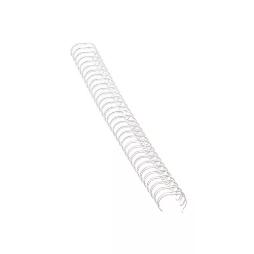 Fém spirál 31, 10mm, 51-80lap, Fellowes&reg; 100 db/doboz, fehér