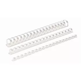   Spirál műanyag, 6mm, 10-20lap, 100 db/doboz, Fellowes&reg; fehér