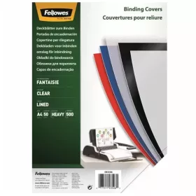   Előlap, A4, 500 mikron, 50 db/csomag, Fellowes&reg; Fantaisie, áttetsző