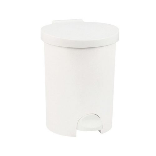 Szemeteskuka pedálos műanyag 15 literes kivehető tartállyal Curver fehér