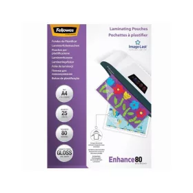   Lamináló fólia, A4, 80 micron, fényes, 25 db/doboz, Fellowes&reg;