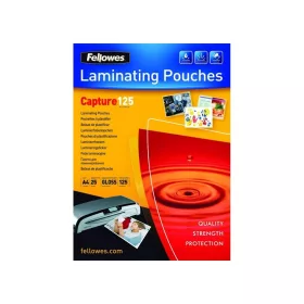   Lamináló fólia, A4, 125 mikron, fényes, 25 db/doboz, Fellowes&reg;