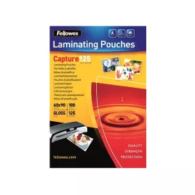   Lamináló fólia, 60x90mm, 125 mikron, fényes, 100 db/doboz, Fellowes&reg;