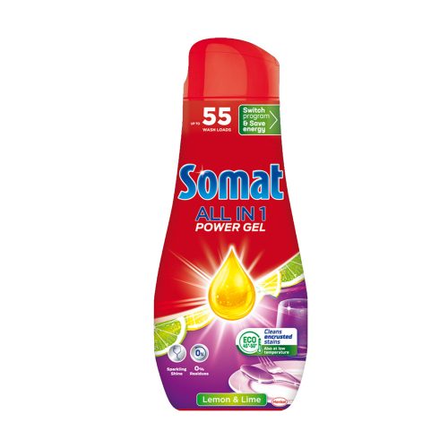 Mosogatógél 990 ml All in One Somat Lemon