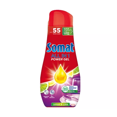 Mosogatógél 990 ml All in One Somat Lemon