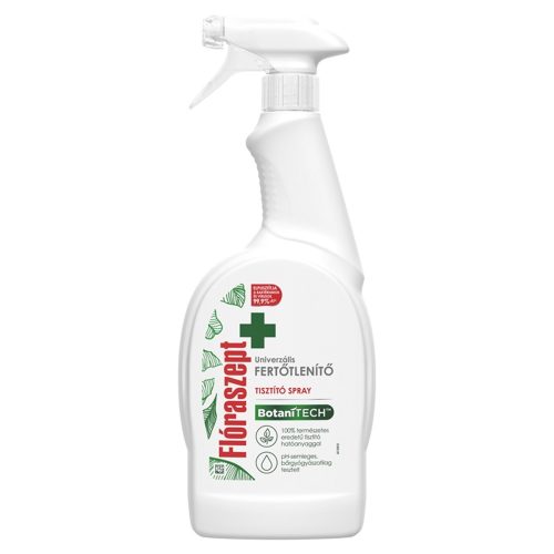 Fertőtlenítő hatású tisztítószer szórófejes 700 ml 0 százalék  klórmentes Botanitech Univerzális Flóraszept