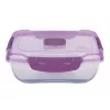 Ételtároló doboz 1 literes csatos és szelepes mikrós-fagyasztós_lányos színek