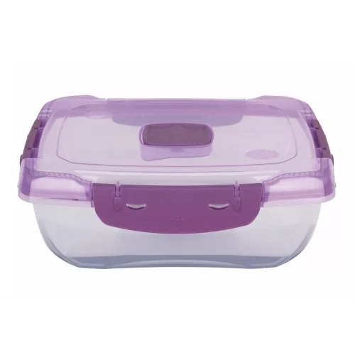 Ételtároló doboz 1 literes csatos és szelepes mikrós-fagyasztós_lányos színek