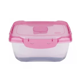   Ételtároló doboz 1,4 literes csatos és szelepes mikrós-fagyasztós_lányos színek