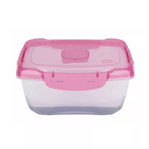 Ételtároló doboz 1,4 literes csatos és szelepes mikrós-fagyasztós_lányos színek