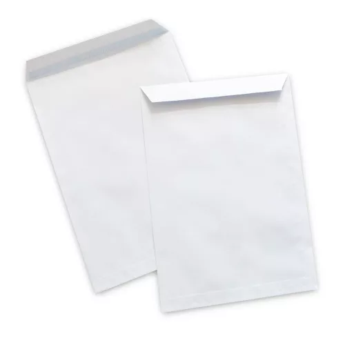 Boríték TB/4 öntapadó bélésnyomott 250x353mm Bluering&reg; fehér